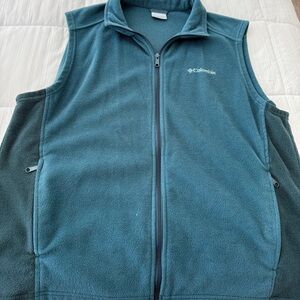 Columbia Turquoise Fleece Vest